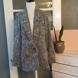 Lucky Brand tweed blazer